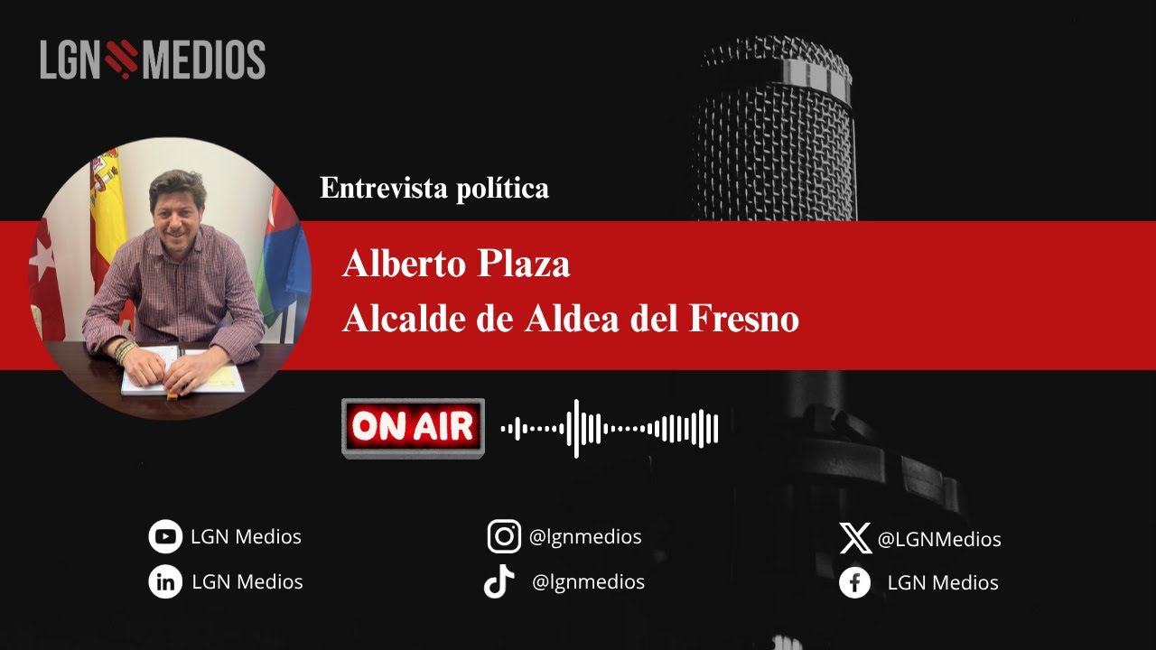 20/10/2025 ALBERTO PLAZA, ALCALDE DE ALDEA DEL FRESNO 20/10/2025 ALBERTO PLAZA, ALCALDE DE ALDEA DEL FRESNO