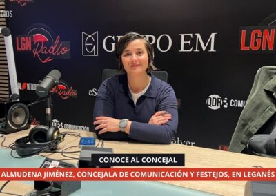 23/10/25 -CONCEJALES EN EL AIRE – ALMUDENA JIMÉNEZ, CONCEJALA DE COMUNICACIÓN Y FESTEJOS, EN LEGANÉS