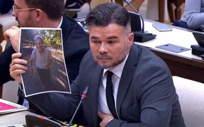 Rufián interroga con dureza a Mazón en la comisión sobre la DANA