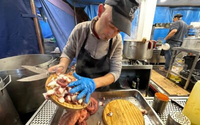 Leganés celebra la III Feria del Marisco Gallego en San Nicasio