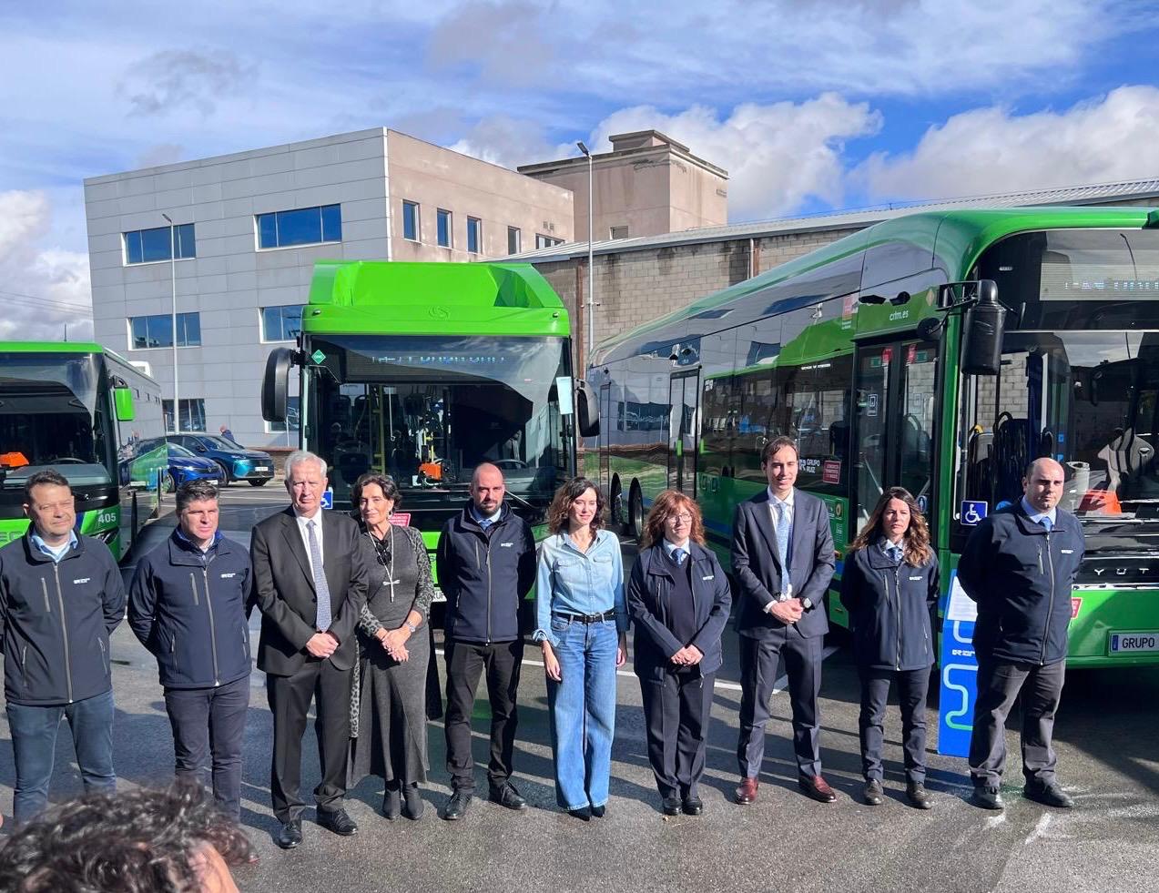 Ayuso anuncia en Leganés el primer autobús autónomo y a demanda de España