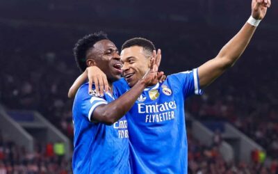 El Real Madrid logra una sufrida victoria 3-4 ante Olympiacos con póker de Mbappé