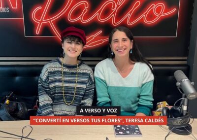 29/10/2025 – A VERSO Y VOZ – “CONVERTÍ EN VERSOS TUS FLORES”, TERESA CALDÉS