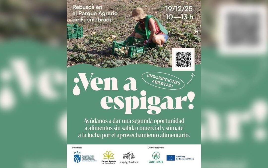 Fuenlabrada impulsa un proyecto piloto de espigueo para reducir el desperdicio alimentario