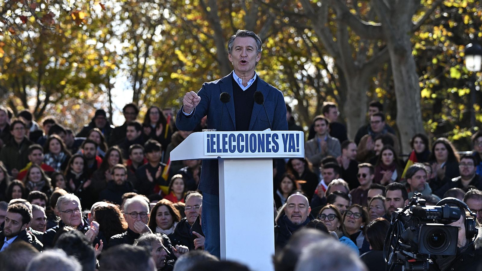 RTVE_Feijóo acusa a Sánchez de “corrupción” ante miles de asistentes y pide a los socios del PSOE que se “retraten”