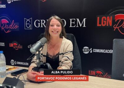 23/12/2025 – ALBA PULIDO – PORTAVOZ PODEMOS, AV-IU EN LEGANÉS