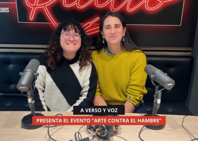03/12/2025 – A VERSO Y VOZ – PRESENTA EL EVENTO “ARTE CONTRA EL HAMBRE”
