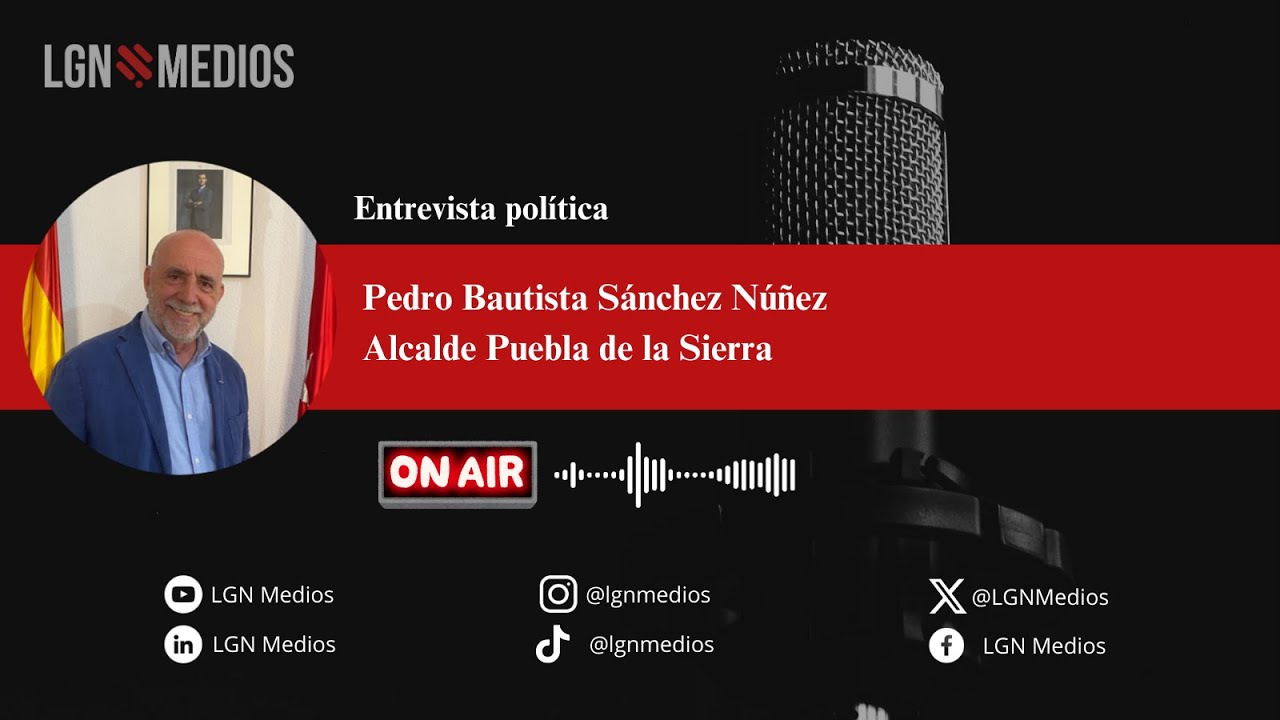 11/12/2025 ENTREVISTA A PEDRO BAUTISTA SÁNCHEZ NÚÑEZ, ALCALDE PUEBLA DE LA SIERRA