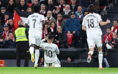 Mbappé lidera un 0-3 brillante del Real Madrid en San Mamés