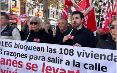 El PSOE acusa al Gobierno de Leganés de intentar frenar por tercera vez 108 viviendas públicas en alquiler