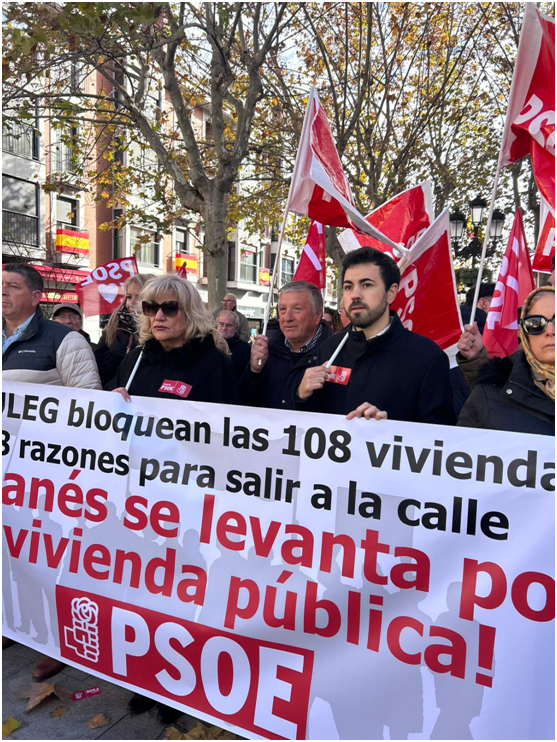 PSOELeganés_El PSOE acusa al Gobierno de Leganés de intentar frenar por tercera vez 108 viviendas públicas en alquiler
