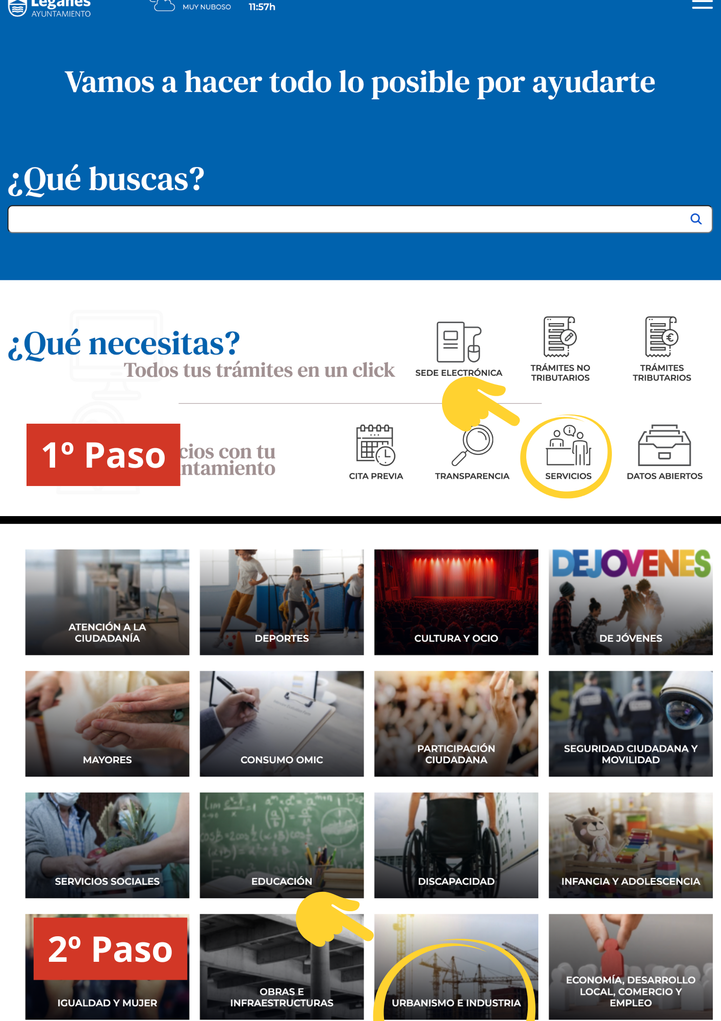 Conseguir una cita presencial: el paso a paso