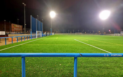 Leganés moderniza el campo de fútbol de La Fortuna con nueva iluminación LED eficiente