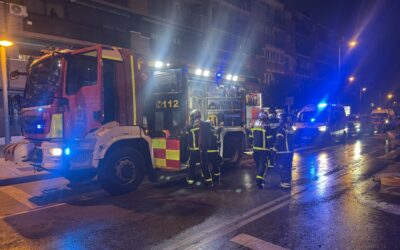 Un incendio en Leganés deja cuatro personas hospitalizadas por inhalación de humo