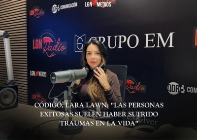 30/01/2026 – CÓDIGO – LARA LAWN: «LAS PERSONAS EXITOSAS SUELEN HABER SUFRIDO TRAUMAS EN LA VIDA»