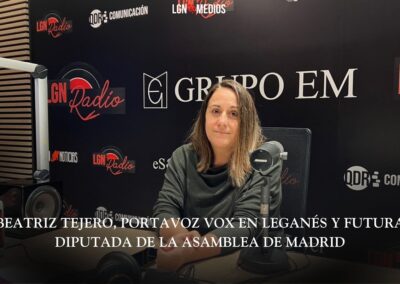 03/02/2026 – BEATRIZ TEJERO, PORTAVOZ VOX EN LEGANÉS Y FUTURA DIPUTADA DE LA ASAMBLEA DE MADRID