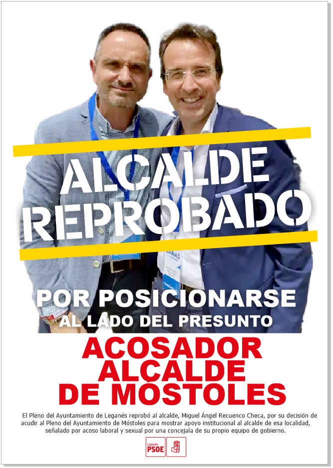 El PSOE denuncia la retirada de estos carteles