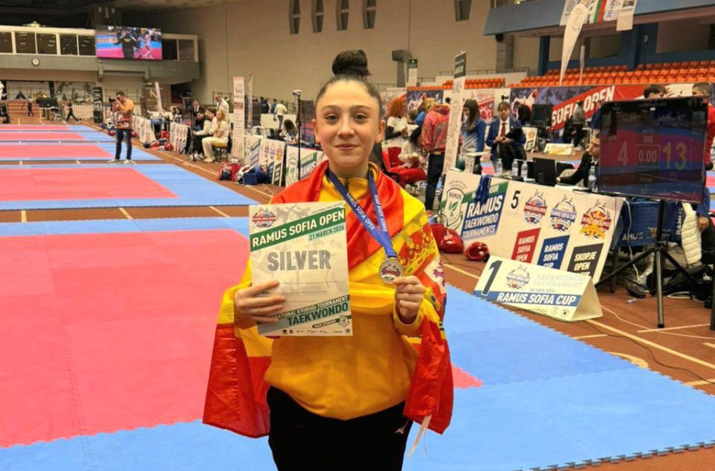 La taekwondista pepinera Hannah Zúñiga conquista la plata en el Open Ramus de Sofía