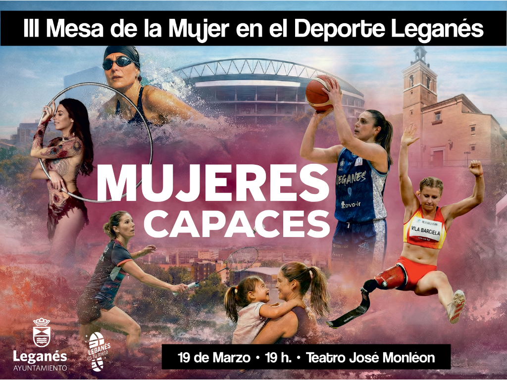 Leganés celebra la III Mesa Mujeres en el Deporte con referentes nacionales