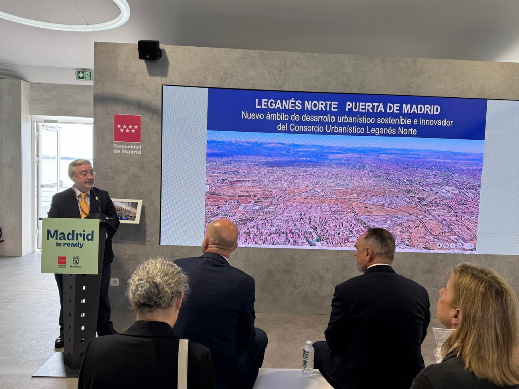 Leganés presenta en Cannes el proyecto ‘Puerta de Madrid’, un nuevo barrio sostenible con 4.000 viviendas