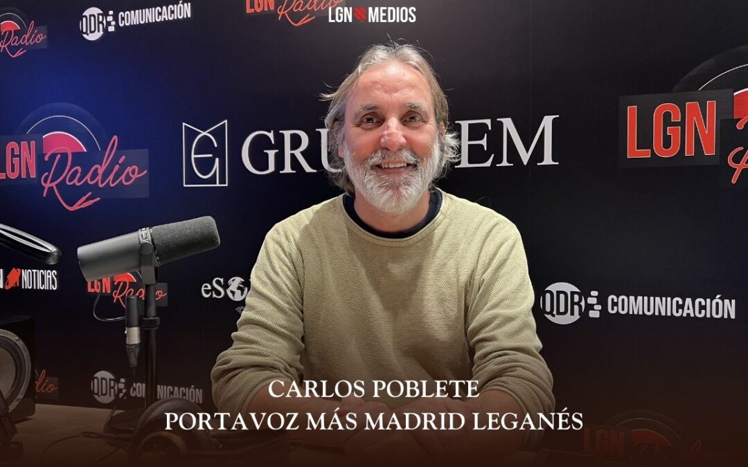 09/03/2006 ENTREVISTA A CARLOS POBLETE, PORTAVOZ MÁS MADRID LEGANÉS
