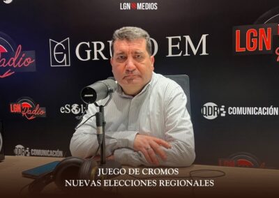 24/05/2026 JUEGO DE CROMOS – NUEVAS ELECCIONES REGIONALES