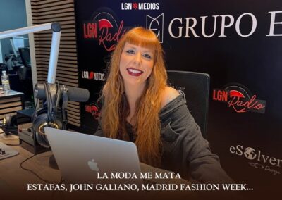 27/03/2026 LA MODA ME MATA – ESTAFAS, JOHN GALIANO,  MADRID FASHION WEEK…