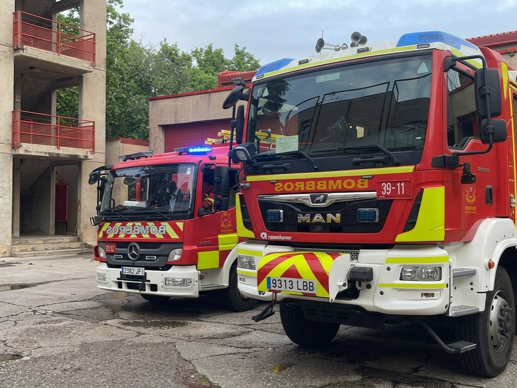 Un día en el Parque de Bomberos de Leganés