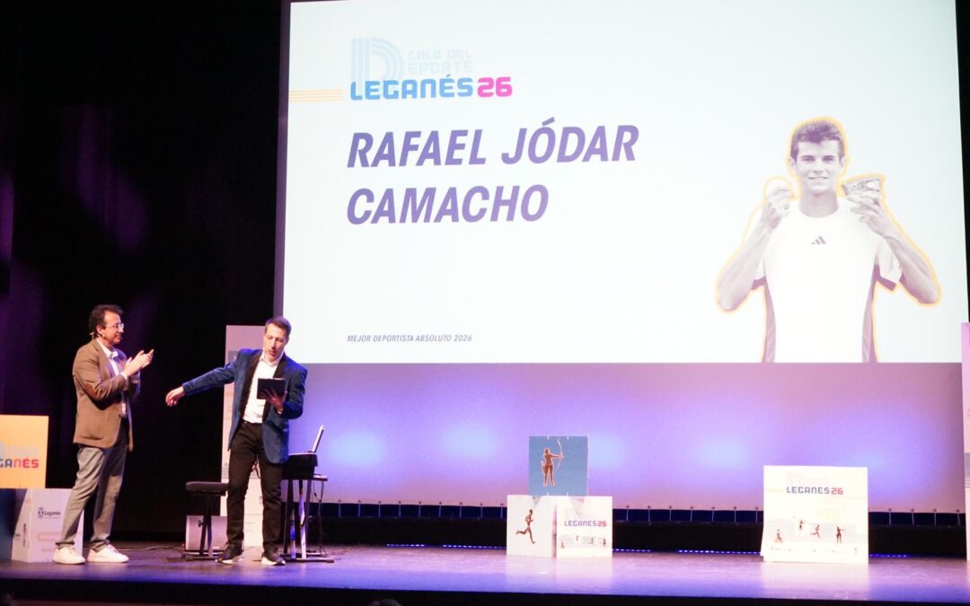 Rafa Jódar lidera una Gala del Deporte que reconoce el talento de Leganés