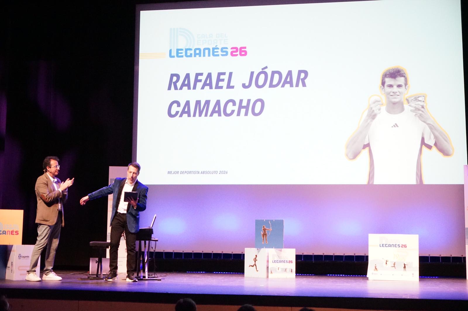 Rafa Jódar lidera una Gala del Deporte que reconoce el talento de Leganés Rafa Jódar lidera una Gala del Deporte que reconoce el talento de Leganés