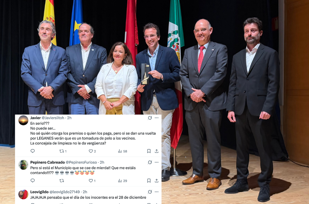 Incredulidad, bromas y críticas: así reaccionan las redes al premio por la limpieza de Leganés