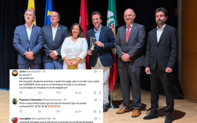 Incredulidad, bromas y críticas: así reaccionan las redes al premio por la limpieza de Leganés