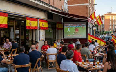 Leganés permite a los bares sacar pantallas para ver los partidos de la Selección en las terrazas