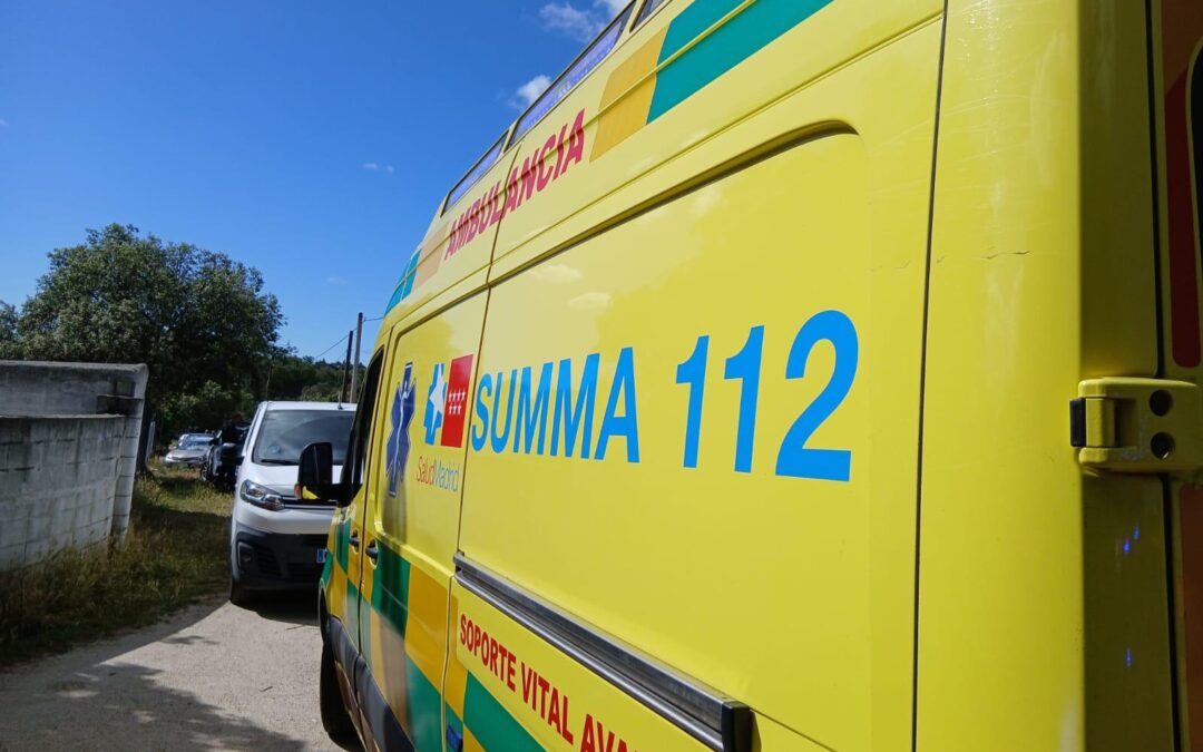 Una motorista herida grave tras una colisión con un turismo en la M-45 a la altura de Leganés
