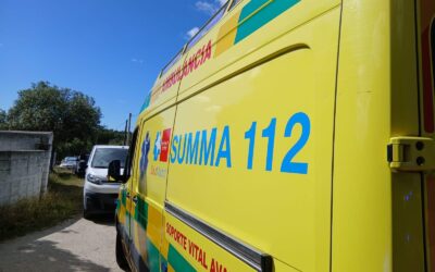 Una motorista herida grave tras una colisión con un turismo en la M-45 a la altura de Leganés