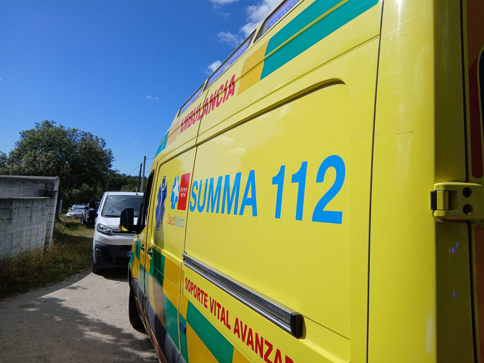 Una motorista herida grave tras una colisión con un turismo en la M-45 a la altura de Leganés