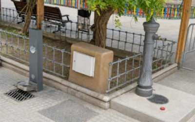 Llega a Leganés la primera fuente para personas y perros