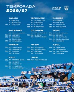 Calendario 2026/2027