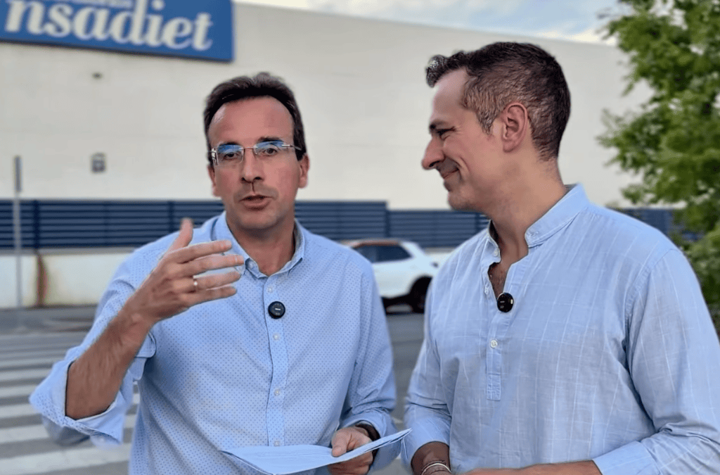 Recuenco responde a Sara Hernández sobre la calle Eduardo Torroja junto al candidato del PP de Getafe