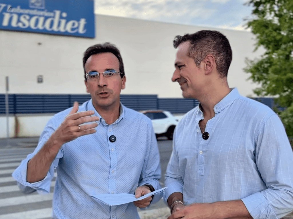 Recuenco responde a Sara Hernández sobre la calle Eduardo Torroja junto al candidato del PP de Getafe Recuenco responde a Sara Hernández sobre la calle Eduardo Torroja junto al candidato del PP de Getafe