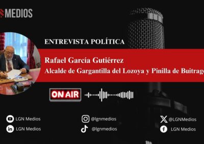 13/07/2026 RAFAEL GARCÍA GUTIÉRREZ, ALCALDE DE GARGANTILLA DEL LOZOYA Y PINILLA DE BUITRAGO