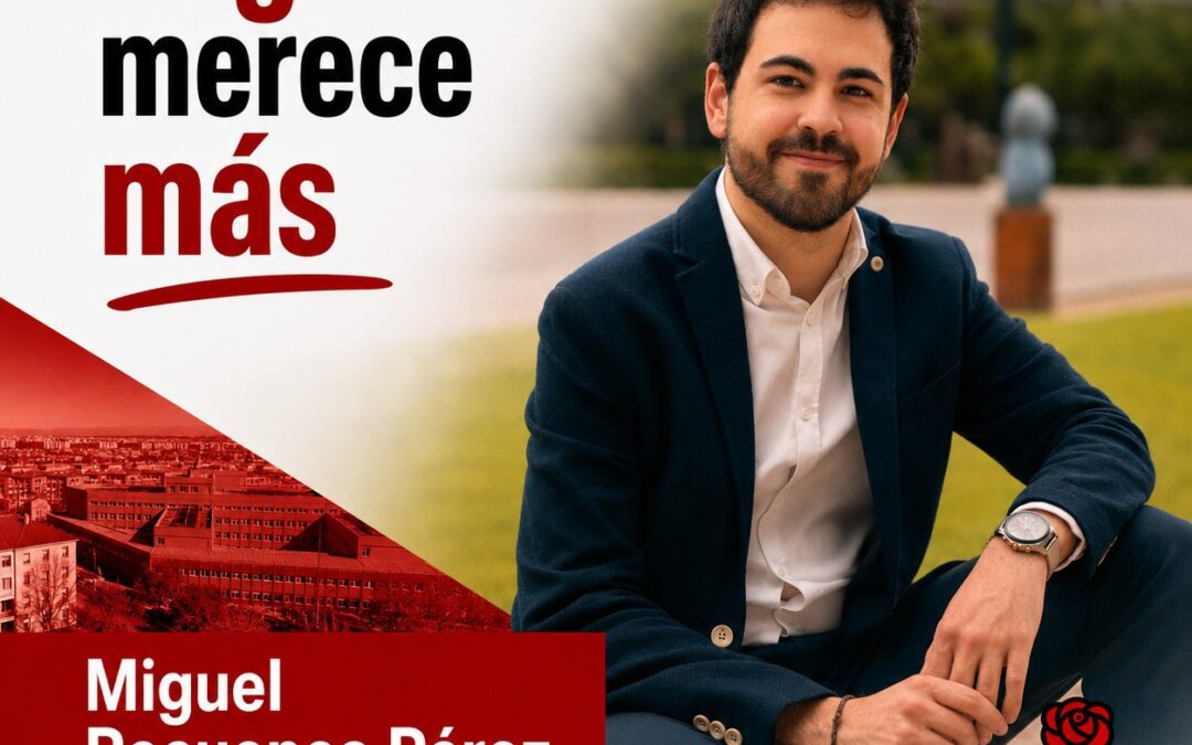 Miguel Recuenco anuncia su candidatura a las primarias del PSOE de Leganés con el objetivo de “recuperar” la ciudad