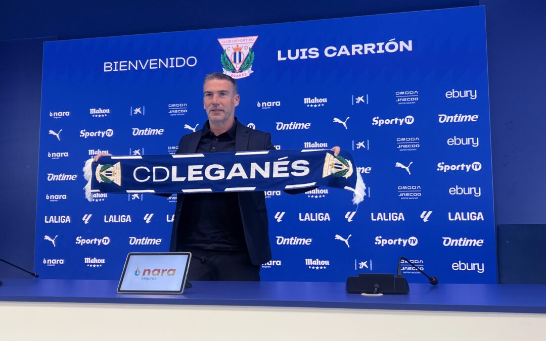 Luis Carrión, nuevo entrenador del C.D. Leganés: “Ojalá encontremos las soluciones para que el equipo vaya mejorando”