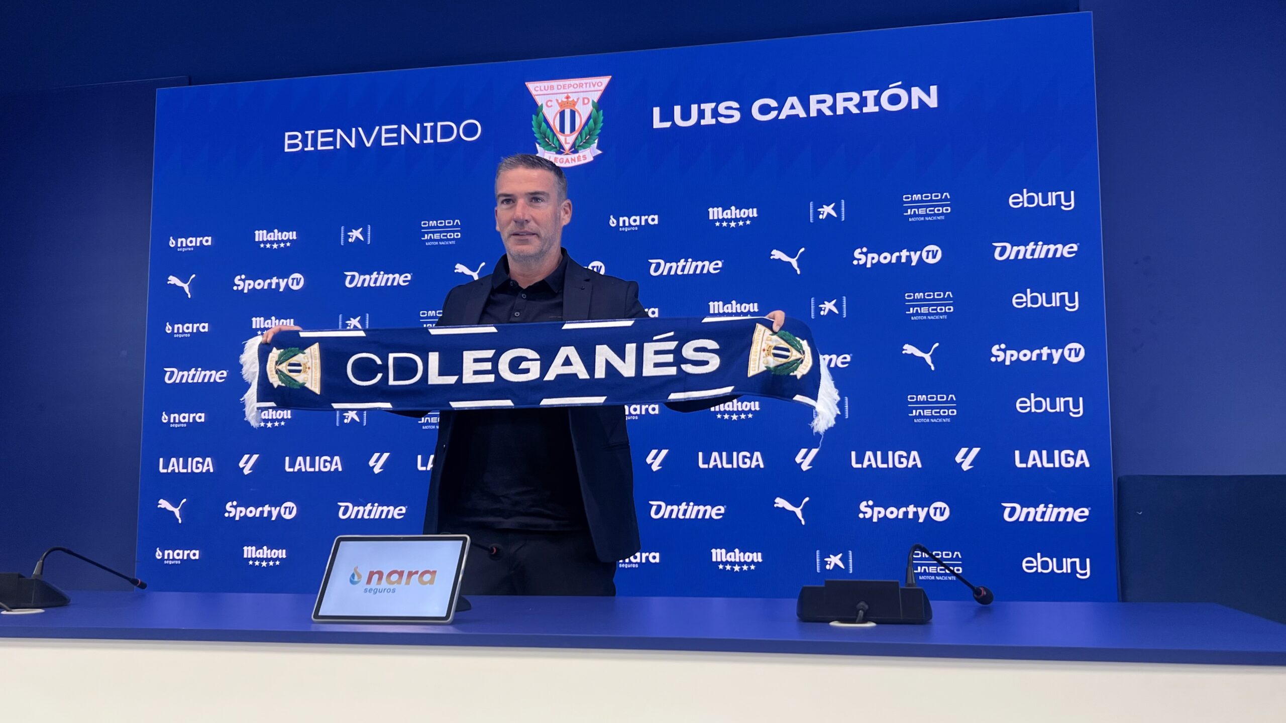 Luis Carrión, nuevo entrenador del C.D. Leganés: “Ojalá encontremos las soluciones para que el equipo vaya mejorando” Luis Carrión, nuevo entrenador del C.D. Leganés: “Ojalá encontremos las soluciones para que el equipo vaya mejorando”