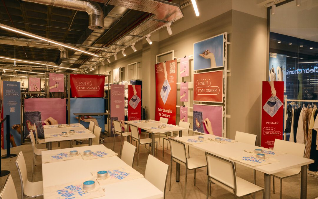 Primark impartirá talleres gratuitos de reparación de ropa en Westfield Parquesur el 27 de octubre
